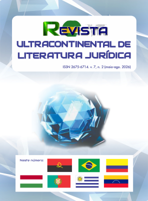 REVISTA ULTRACONTINENTAL DE LITERATURA JURÍDICA